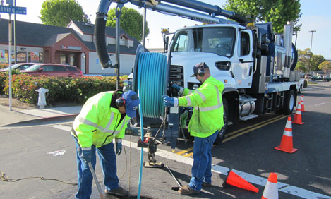 Combination Sewer Cleaning Truck